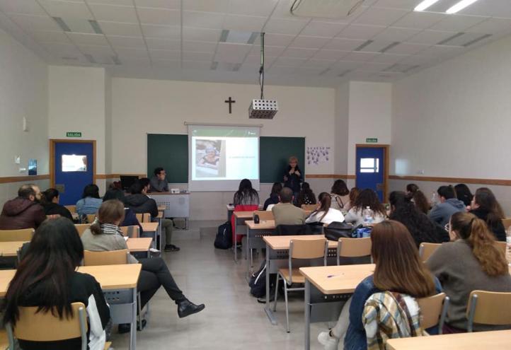 Imagen de una edición anterior de los Encuentros de Apoyo al Paciente de UCAM Cartagena