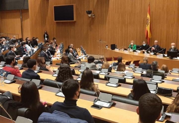 Imagen del acto celebrado en el Salón Ernest Lluch del Congreso de los Diputados por la defensa de los pueblos indígenas y la evangelización