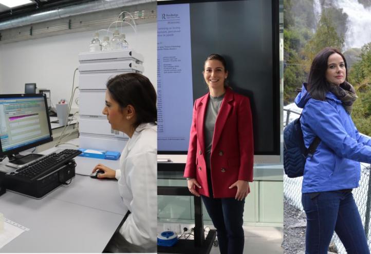 Las tres investigadoras de la UCAM galardonadas en las Premios a Jóvenes Científicas, en las categorías de Ingenierías y Tecnologías, Ciencias Básicas y Experimentales, y Ciencias Sociales.