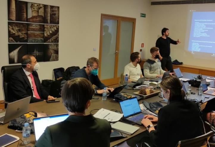 La reunión transnacional se realizó en el Museo del Teatro Romano