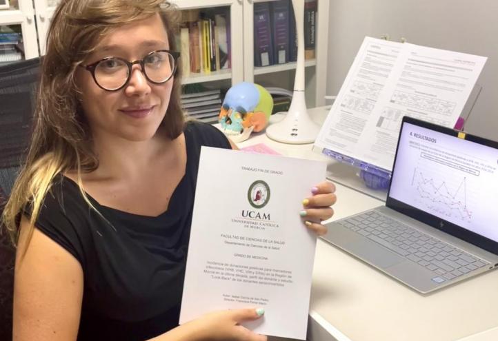 Isabel García de San Pedro ha recibido el ‘Premio al Mejor Póster Defensa’ en el Congreso de la Sociedad Española de Transfusión Sanguínea y Terapia Celular