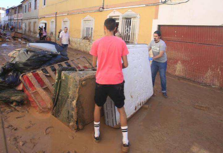 UCAM voluntarios Jabalí Viejo lluvias torrenciales