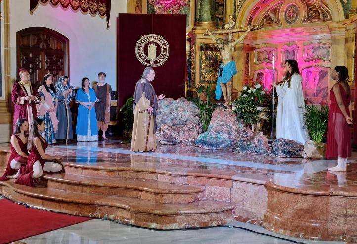 Instante de la representación del auto sacramental &#039;La Buena Muerte&#039;