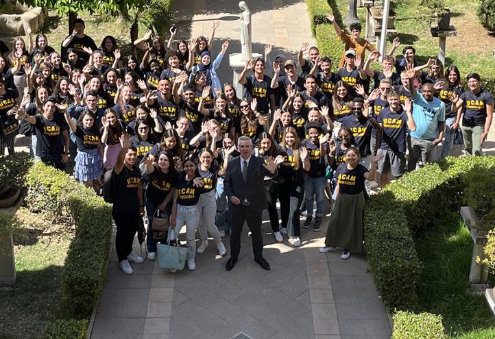 La UCAM da la bienvenida a 200 nuevos estudiantes internacionales 