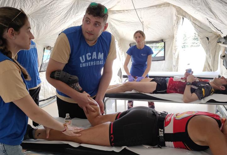 Los estudiantes de la UCAM colaboran en la Ruta de las Fortalezas
