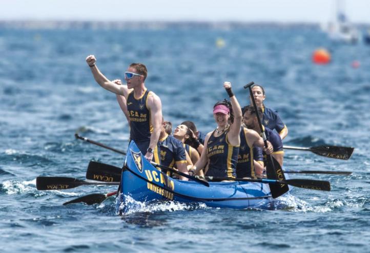 La UCAM ha vuelto a imponerse en la Regata Interuniversitaria disputada en el Mar Menor