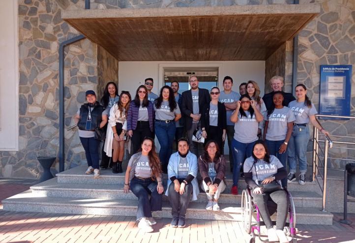 Delegados de Latinoamérica visitan UCAM Cartagena