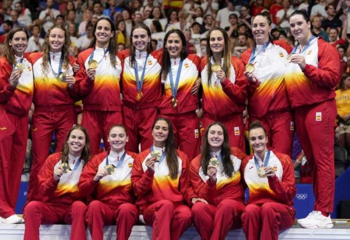 España waterpolo oro Paris 2024