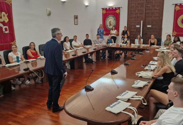 Pablop Blesa alumnos FOM