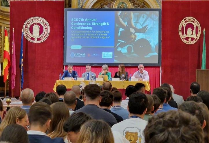 La UCAM acogió la 7ª Conferencia Anual de la Strength and Conditioning Society (SCS) que congregó en el Campus de Murcia a los mayores expertos en la materia a nivel internacional.