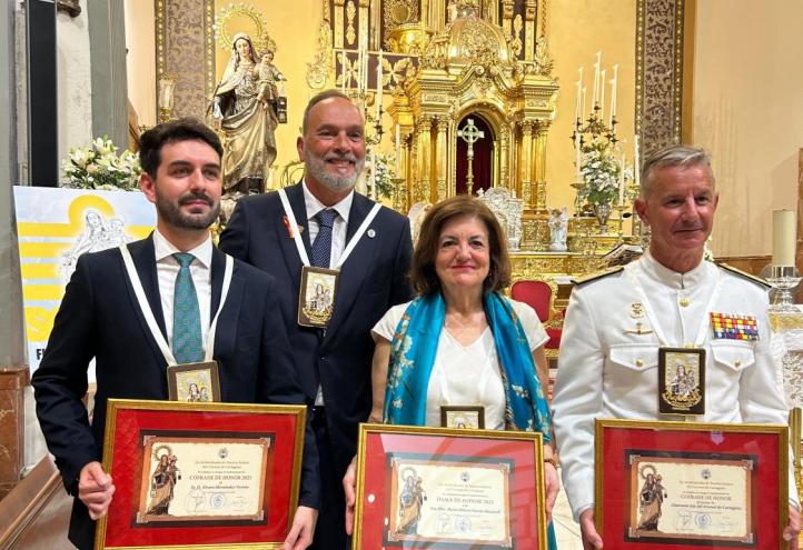 Virgen del Carmen, Dama de Honor, Iglesia
