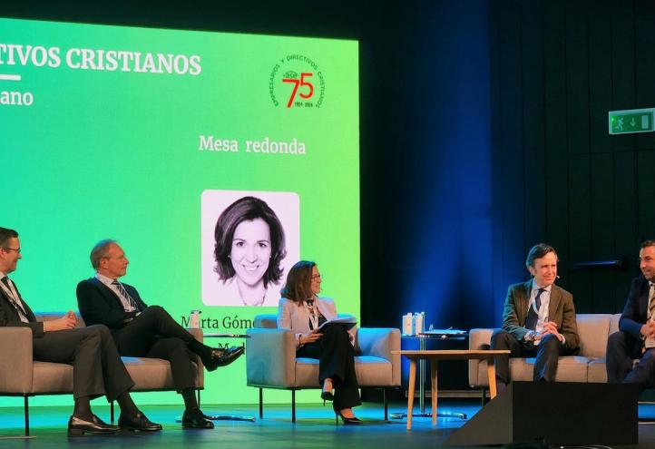 José Luis Mendoza García, durante su participación en la mesa redonda.