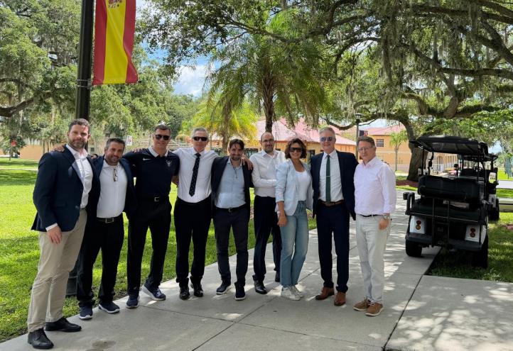 Representantes de la UCAM visitando St. Leo University.