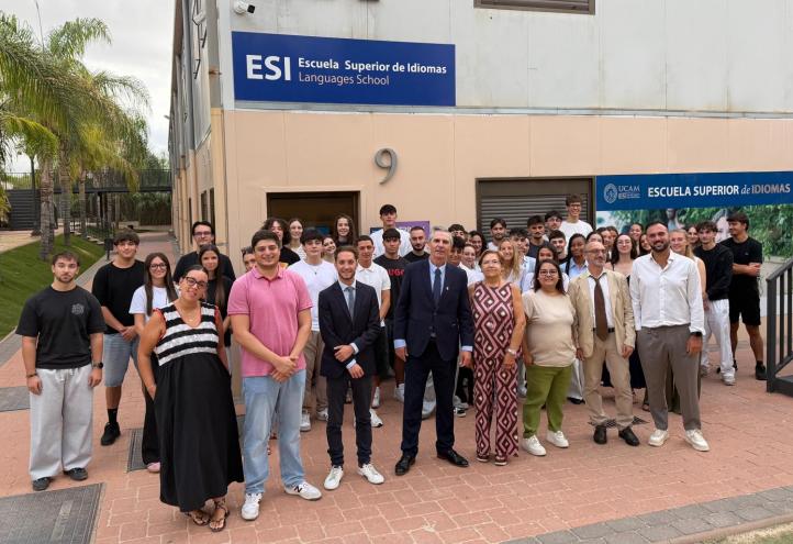 Un grupo de los alumnos que cursarán el Summer Program de la UCAM.