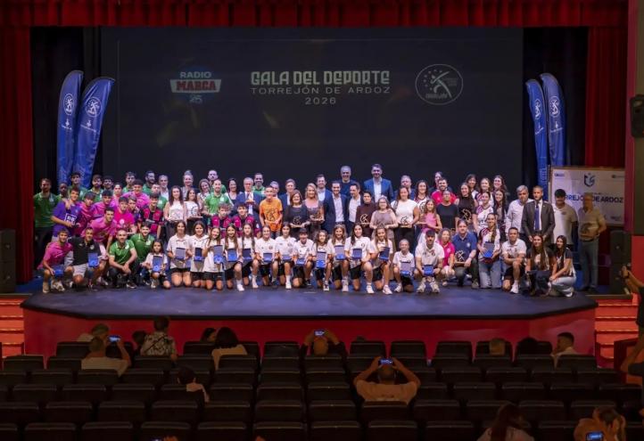 Premiados en la Gala del Deporte 2026 del Ayuntamiento de Torrejón de Ardoz.
