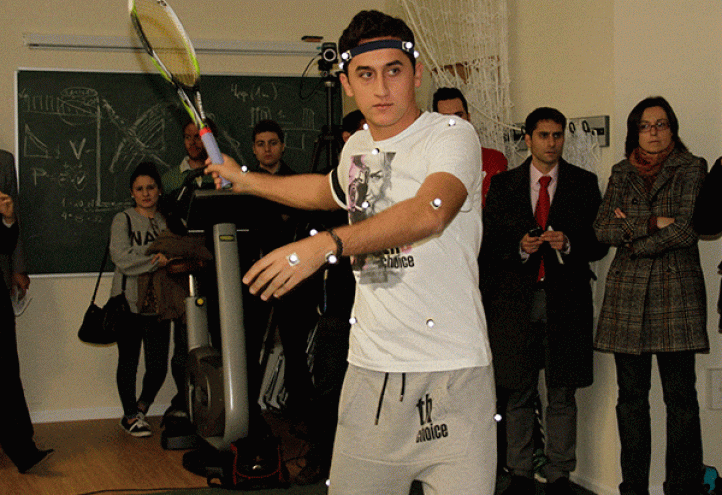 Nico Almagro se pone a punto en el Centro de Investigación en Alto Rendimiento de la UCAM