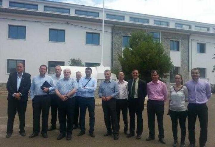 José Luis Mendoza visita las obras del Campus de Cartagena