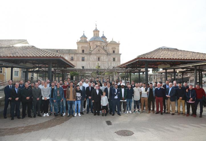 UCAM Murcia CF y CB celebran la tradicional comida de Navidad en el Campus de Los Jerónimos