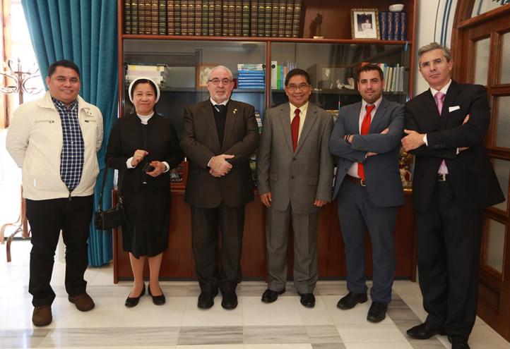 Adamson University (Filipinas) y la UCAM colaborarán en materia deportiva
