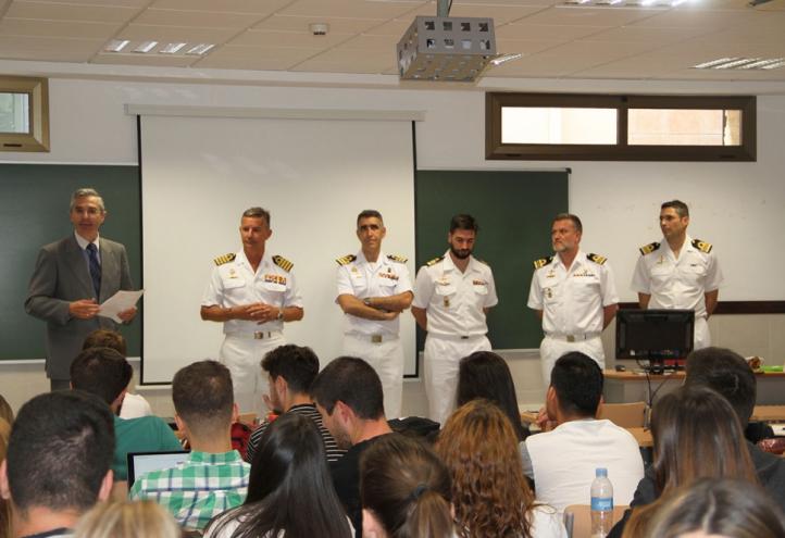 Estudiantes de Comunicación de la UCAM colaboran con la Flotilla de Submarinos en el ejercicio ‘Cartago’ 