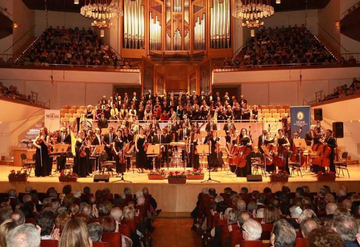Exaltación murciana en el Auditorio Nacional de mano de la Sinfónica de la UCAM
