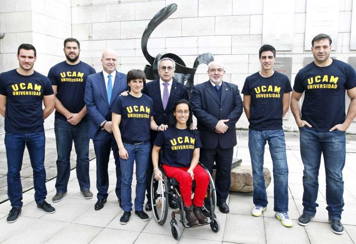 La UCAM beca a más de 200 deportistas para que estudien en sus respectivas universidades