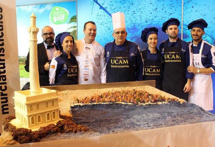 Los chefs de la UCAM recrean el Mar Menor para apoyar el sector turístico de la Región 
