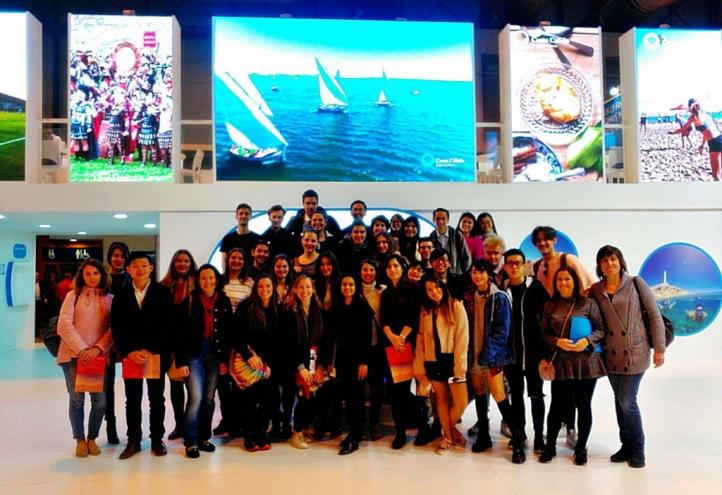 Los alumnos de Turismo de la UCAM asisten a FITUR
