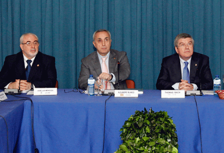 Thomas Bach califica de “excelente” el proyecto UCAM-COE para la formación de deportistas olímpicos
