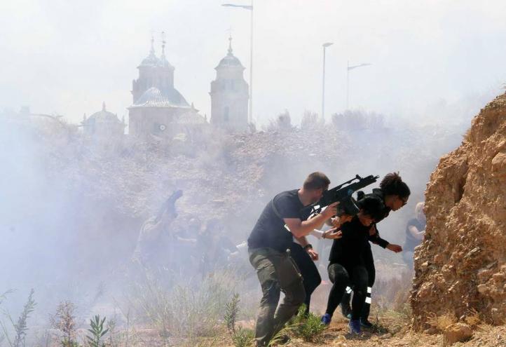 Los alumnos del Máster en Medicina de Emergencias participan en un simulacro de ataque terrorista