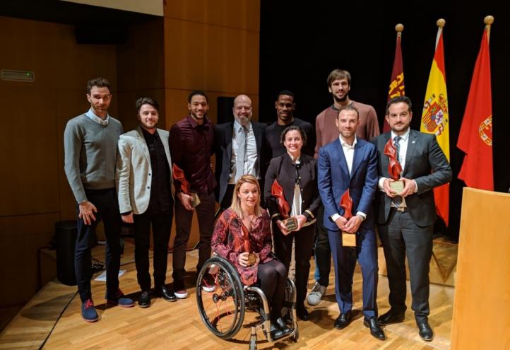 La UCAM brilla en la Gala del Deporte 2018 de la Región de Murcia