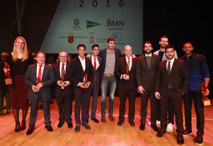 Brillo olímpico de la UCAM en la Gala del Deporte de la Región de Murcia