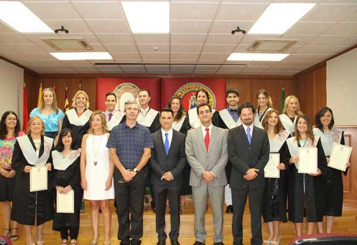 Acto de graduación de los estudiantes del Máster en Protocolo