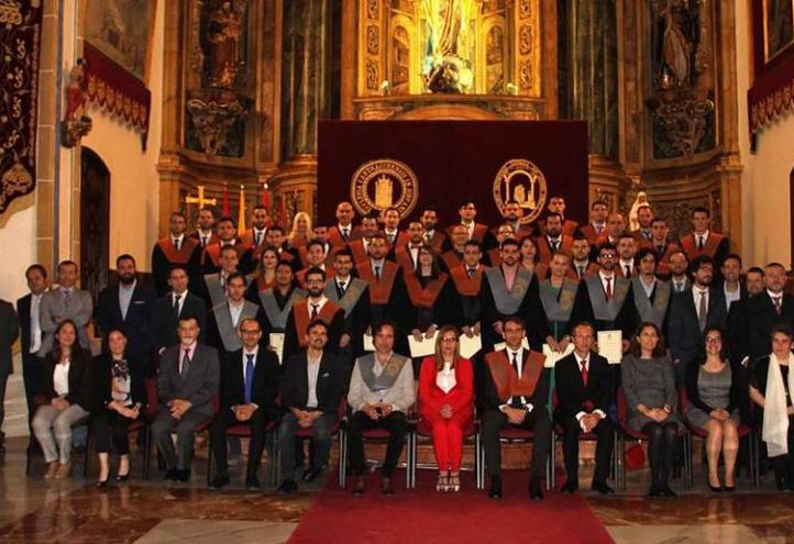 Acto de graduación de los estudiantes del Máster en Telecomunicación e Informática