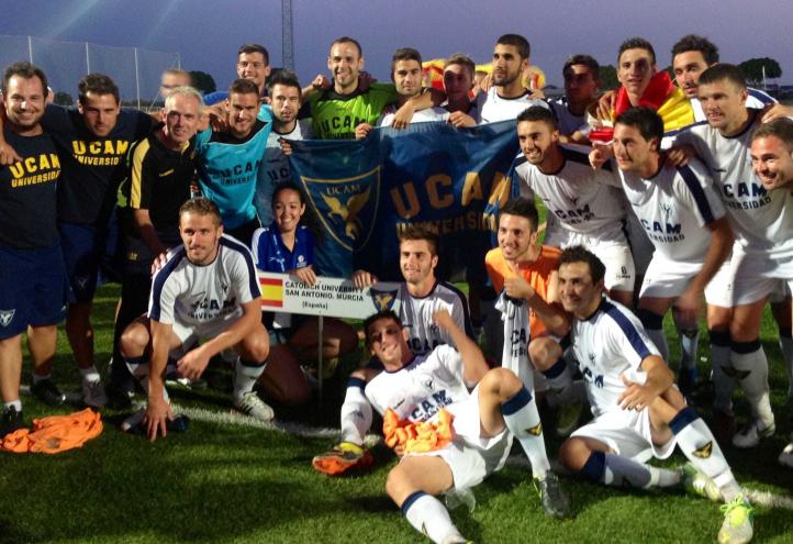 La UCAM, campeona de Europa de fútbol