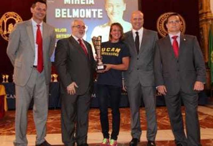 Mireia Belmonte, mejor deportista de la UCAM 2013