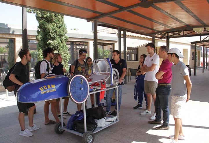 Alumnos italianos del proyecto Power Generation se forman en la UCAM en eficiencia energética