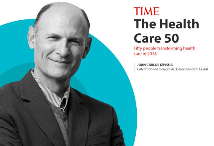 Juan Carlos Izpisua, catedrático de la UCAM, una de las 50 personas más influyentes de 2018 en el ámbito de la salud