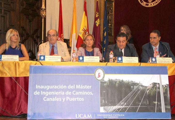 La UCAM inaugura el Master Oficial en Ingeniería de Caminos, Canales y Puertos