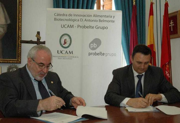La UCAM y la empresa PROBELTE crean la Cátedra D. Antonio Belmonte