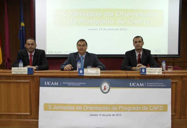 Los estudiantes de CAFD de la UCAM conocen sus salidas laborales