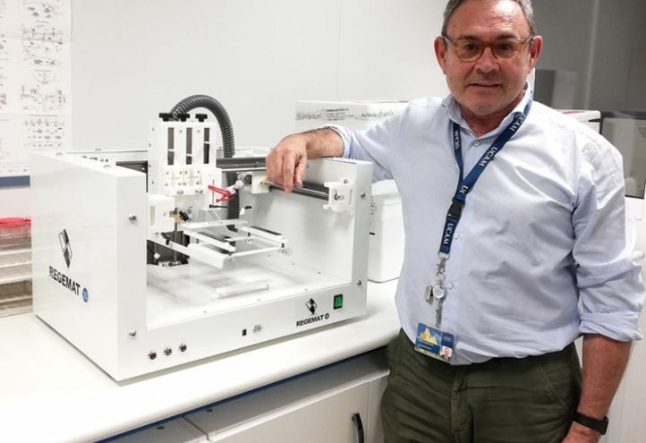 Investigadores de la UCAM patentan un nuevo biomaterial para regenerar hueso