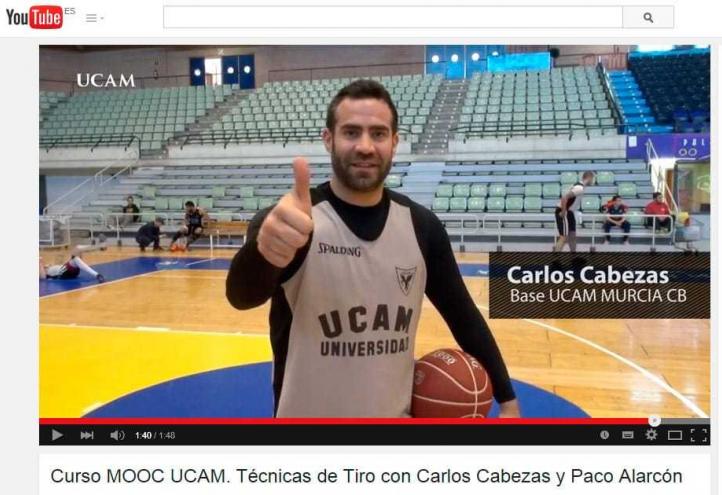 Carlos Cabezas, protagonista de la nueva hornada de cursos MOOC de la UCAM