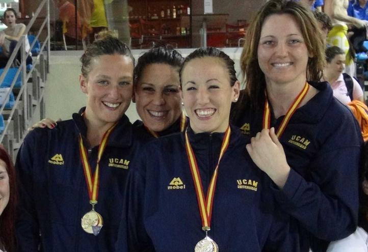 Los nadadores de la UCAM firman cuatro medallas para España