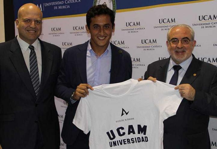 Nico Almagro: “Será un honor llevar el nombre de la UCAM por el mundo”