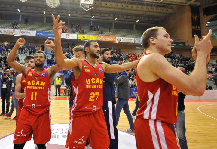 El UCAM Murcia CB se clasifica para los octavos de la Champions 