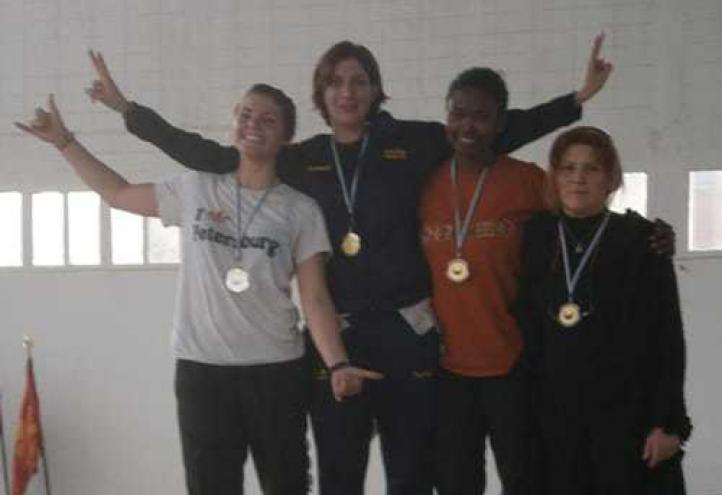 Una profesora de la UCAM gana el oro en el Campeonato de Esgrima de Uruguay