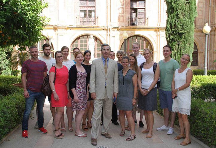 Estudiantes alemanes se forman en la UCAM en la sexta edición del programa habilidades comunicativas