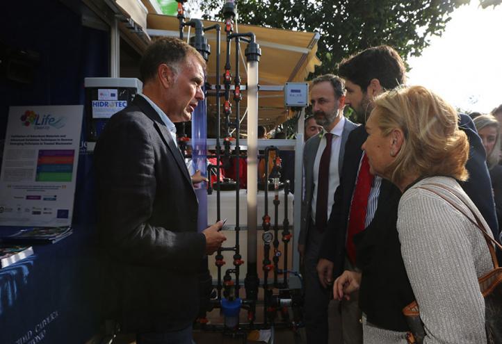 La UCAM presenta en la Semana de la Ciencia su prototipo para descontaminar aguas, fruto de un proyecto europeo