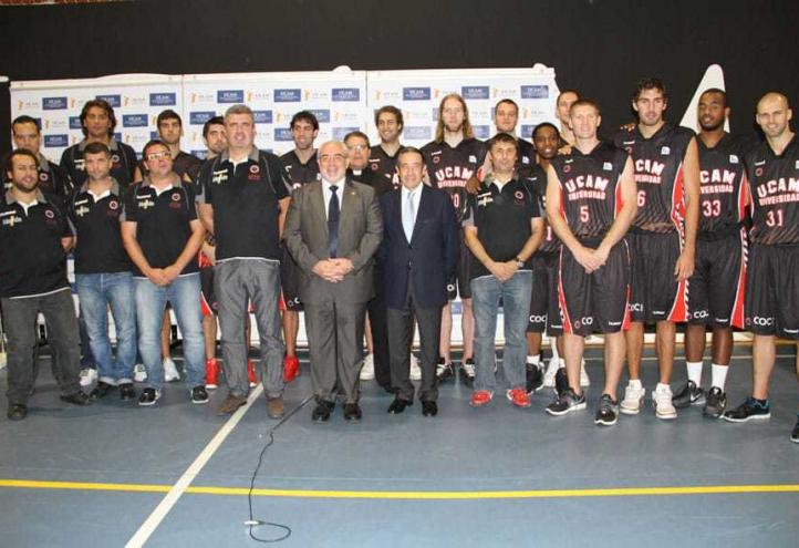 Puesta de largo del UCAM Murcia C.B. en la Universidad